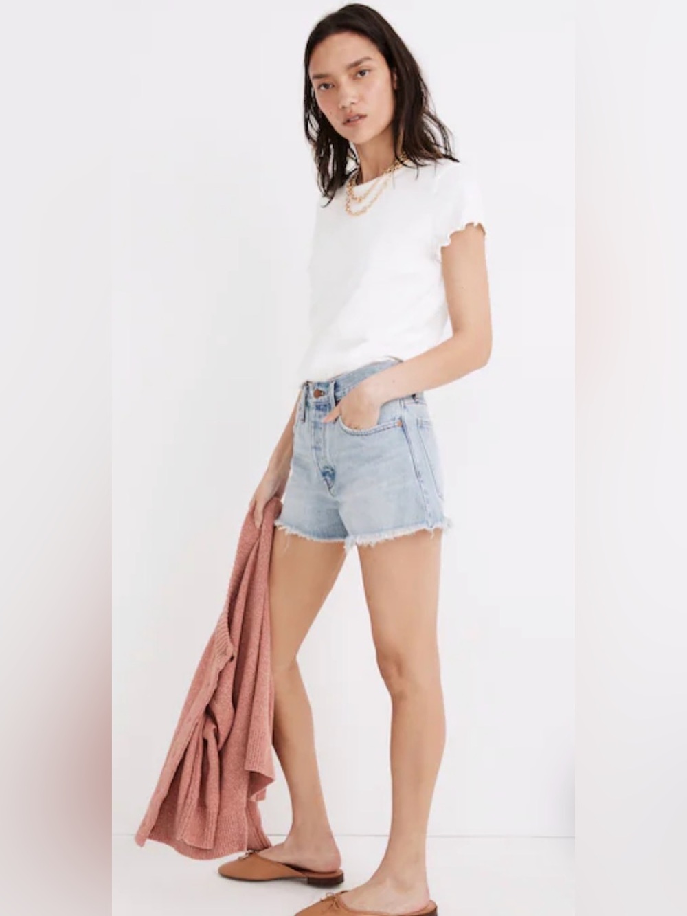 Madewell Relaxed Denim Shorts, size 28